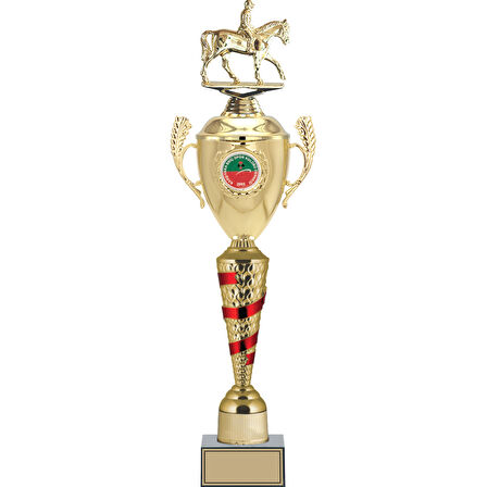 ODAK KUPA - Figürlü Kupalar - At / Binici Figürlü Kupalar FG-084 B - 62 cm