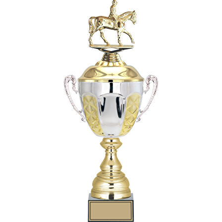 ODAK KUPA - Figürlü Kupalar - At / Binici Figürlü Kupalar FG-087 A - 48 cm