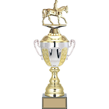ODAK KUPA - Figürlü Kupalar - At / Binici Figürlü Kupalar FG-087 B - 44 cm