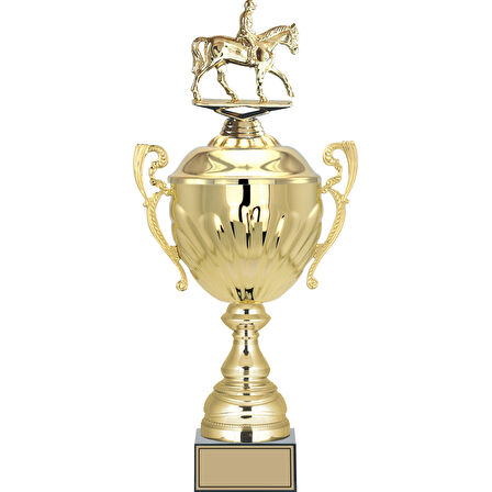 ODAK KUPA - Figürlü Kupalar - At / Binici Figürlü Kupalar FG-089 A - 51 cm