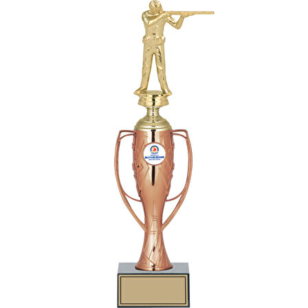 ODAK KUPA - Figürlü Kupalar - Atıcı Figürlü Kupalar FG-025 C - 38 cm