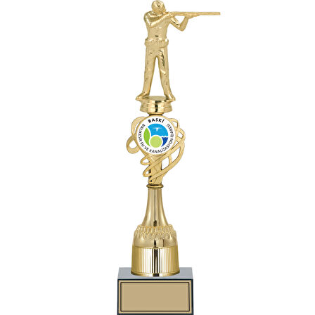 ODAK KUPA - Figürlü Kupalar - Atıcı Figürlü Kupalar FG-033 B - 40 cm