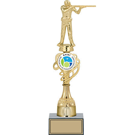 ODAK KUPA - Figürlü Kupalar - Atıcı Figürlü Kupalar FG-033 C - 37 cm