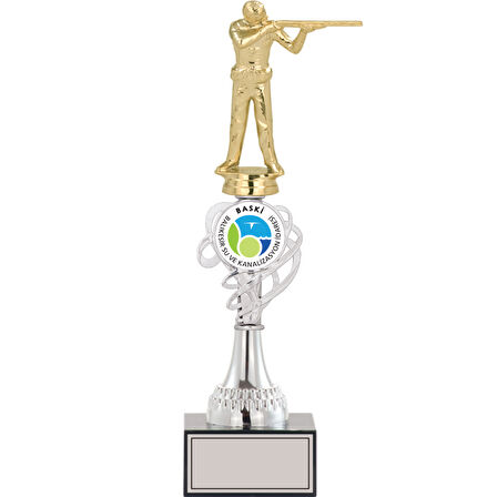 ODAK KUPA - Figürlü Kupalar - Atıcı Figürlü Kupalar FG-034 B - 36 cm