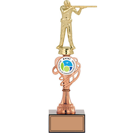 ODAK KUPA - Figürlü Kupalar - Atıcı Figürlü Kupalar FG-034 C - 34 cm