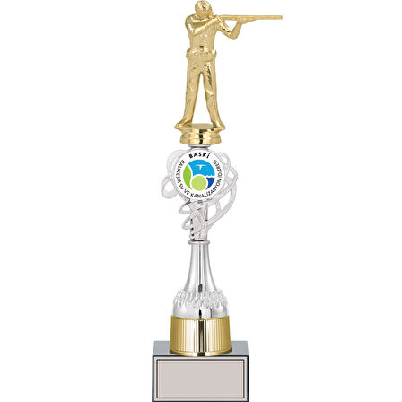 ODAK KUPA - Figürlü Kupalar - Atıcı Figürlü Kupalar FG-036 B - 40 cm