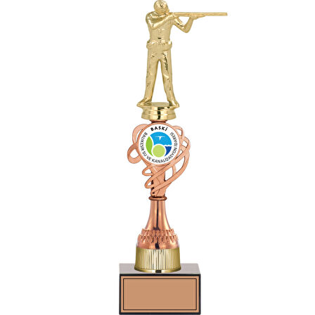 ODAK KUPA - Figürlü Kupalar - Atıcı Figürlü Kupalar FG-036 C - 37 cm