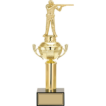 ODAK KUPA - Figürlü Kupalar - Atıcı Figürlü Kupalar FG-048 C - 39 cm