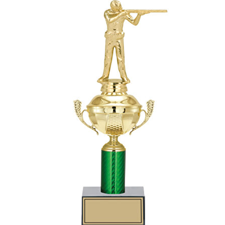 ODAK KUPA - Figürlü Kupalar - Atıcı Figürlü Kupalar FG-050 C - 37 cm