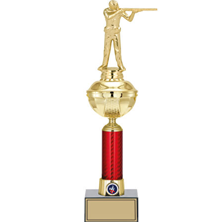 ODAK KUPA - Figürlü Kupalar - Atıcı Figürlü Kupalar FG-053 B - 43 cm