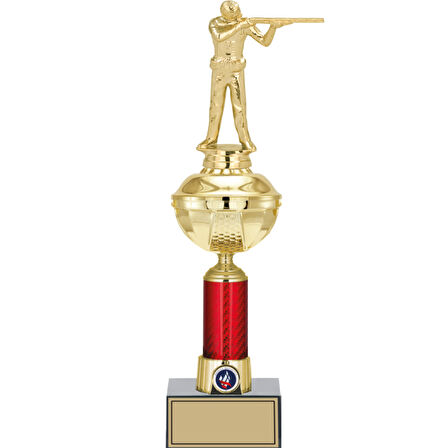ODAK KUPA - Figürlü Kupalar - Atıcı Figürlü Kupalar FG-053 C - 41 cm
