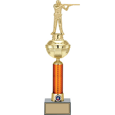 ODAK KUPA - Figürlü Kupalar - Atıcı Figürlü Kupalar FG-055 A - 46 cm