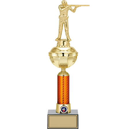 ODAK KUPA - Figürlü Kupalar - Atıcı Figürlü Kupalar FG-055 B - 43 cm