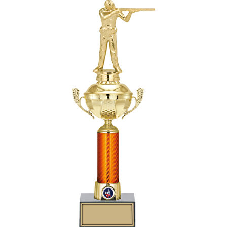 ODAK KUPA - Figürlü Kupalar - Atıcı Figürlü Kupalar FG-056 B - 43 cm