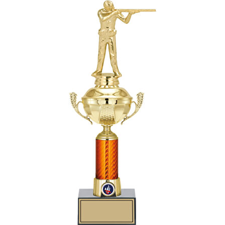 ODAK KUPA - Figürlü Kupalar - Atıcı Figürlü Kupalar FG-056 C - 41 cm