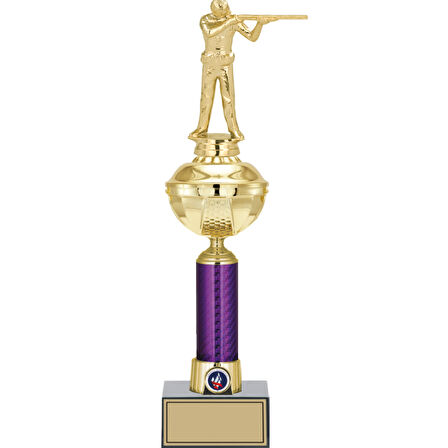 ODAK KUPA - Figürlü Kupalar - Atıcı Figürlü Kupalar FG-059 B - 43 cm