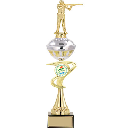 ODAK KUPA - Figürlü Kupalar - Atıcı Figürlü Kupalar FG-065 A - 50 cm