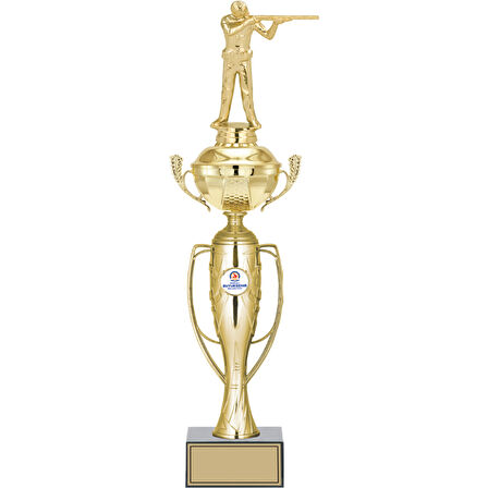 ODAK KUPA - Figürlü Kupalar - Atıcı Figürlü Kupalar FG-072 C - 48 cm