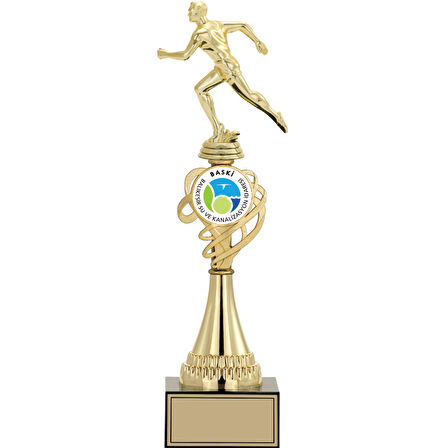 ODAK KUPA - Figürlü Kupalar - Atletizm Erkek Figürlü Kupalar FG-034 A - 39 cm