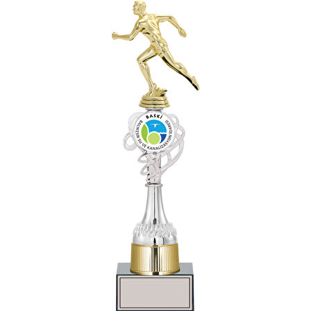 ODAK KUPA - Figürlü Kupalar - Atletizm Erkek Figürlü Kupalar FG-036 B - 41 cm