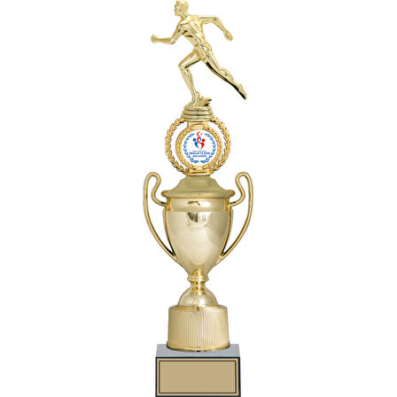 ODAK KUPA - Figürlü Kupalar - Atletizm Erkek Figürlü Kupalar FG-037 A - 46 cm