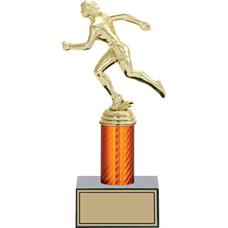 ODAK KUPA - Figürlü Kupalar - Atletizm Kadın Figürlü Kupalar FG-003 A - 26 cm