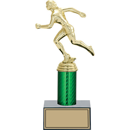 ODAK KUPA - Figürlü Kupalar - Atletizm Kadın Figürlü Kupalar FG-006 C - 26 cm