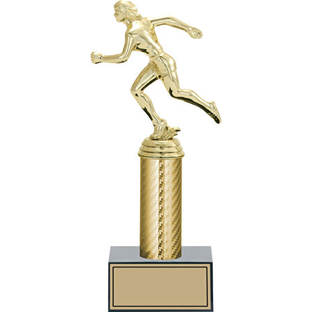 ODAK KUPA - Figürlü Kupalar - Atletizm Kadın Figürlü Kupalar FG-007 B - 28 cm