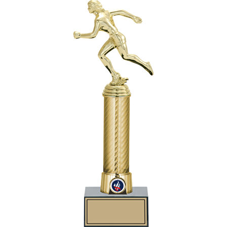 ODAK KUPA - Figürlü Kupalar - Atletizm Kadın Figürlü Kupalar FG-008 A - 35 cm
