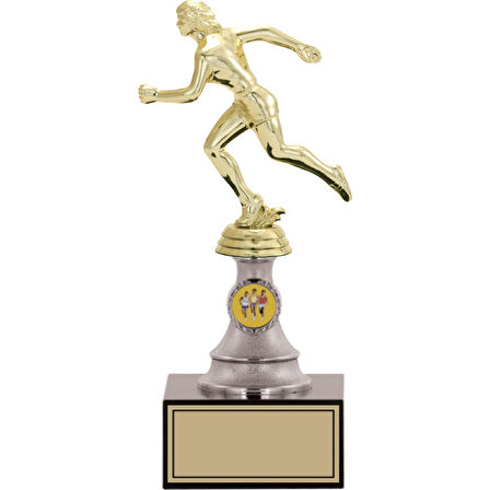 ODAK KUPA - Figürlü Kupalar - Atletizm Kadın Figürlü Kupalar FG-010 C - 26 cm