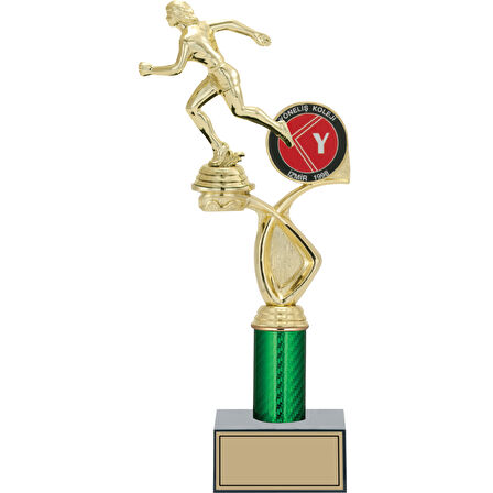 ODAK KUPA - Figürlü Kupalar - Atletizm Kadın Figürlü Kupalar FG-018 C - 35 cm