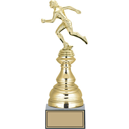 ODAK KUPA - Figürlü Kupalar - Atletizm Kadın Figürlü Kupalar FG-023 A - 33 cm