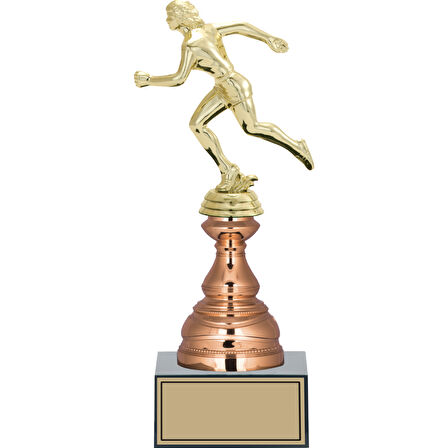 ODAK KUPA - Figürlü Kupalar - Atletizm Kadın Figürlü Kupalar FG-024 C - 30 cm
