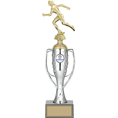 ODAK KUPA - Figürlü Kupalar - Atletizm Kadın Figürlü Kupalar FG-025 B - 38 cm