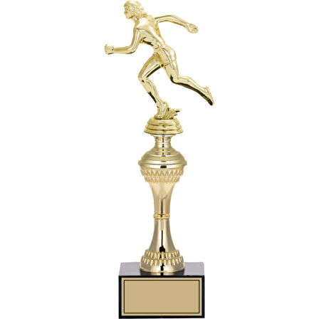 ODAK KUPA - Figürlü Kupalar - Atletizm Kadın Figürlü Kupalar FG-029 C - 34 cm