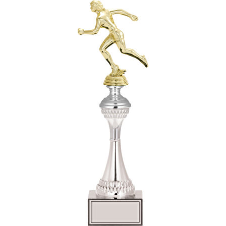 ODAK KUPA - Figürlü Kupalar - Atletizm Kadın Figürlü Kupalar FG-030 A - 38 cm