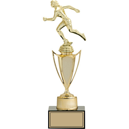 ODAK KUPA - Figürlü Kupalar - Atletizm Kadın Figürlü Kupalar FG-040 C - 34 cm