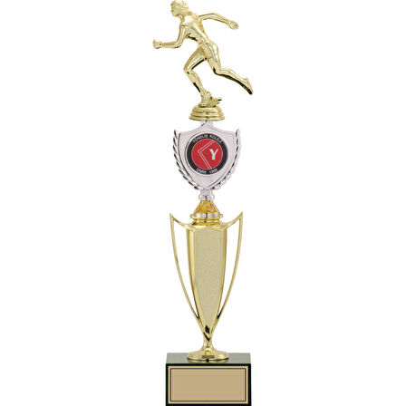 ODAK KUPA - Figürlü Kupalar - Atletizm Kadın Figürlü Kupalar FG-042 A - 48 cm