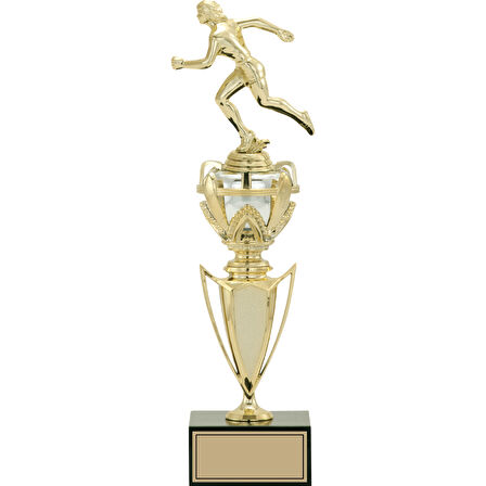 ODAK KUPA - Figürlü Kupalar - Atletizm Kadın Figürlü Kupalar FG-044 C - 39 cm