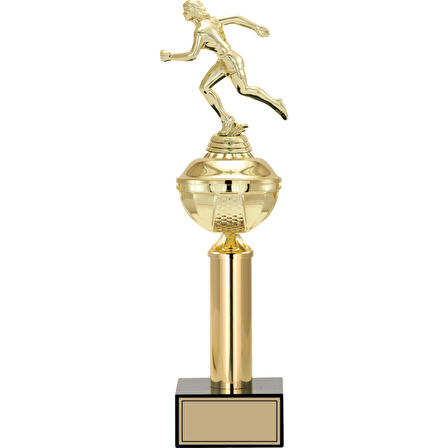 ODAK KUPA - Figürlü Kupalar - Atletizm Kadın Figürlü Kupalar FG-047 B - 42 cm