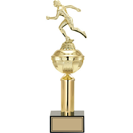 ODAK KUPA - Figürlü Kupalar - Atletizm Kadın Figürlü Kupalar FG-047 C - 39 cm