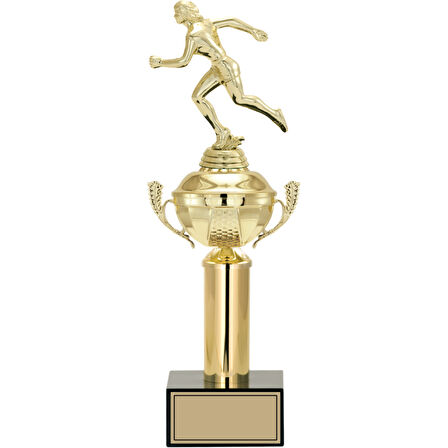 ODAK KUPA - Figürlü Kupalar - Atletizm Kadın Figürlü Kupalar FG-048 B - 42 cm