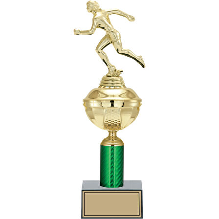 ODAK KUPA - Figürlü Kupalar - Atletizm Kadın Figürlü Kupalar FG-049 C - 38 cm