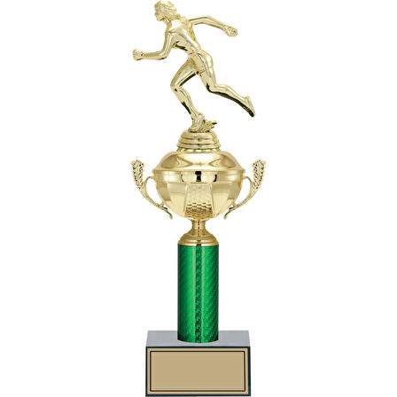 ODAK KUPA - Figürlü Kupalar - Atletizm Kadın Figürlü Kupalar FG-050 B - 40 cm