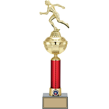 ODAK KUPA - Figürlü Kupalar - Atletizm Kadın Figürlü Kupalar FG-053 A - 46 cm