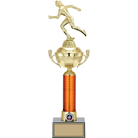 ODAK KUPA - Figürlü Kupalar - Atletizm Kadın Figürlü Kupalar FG-056 A - 46 cm