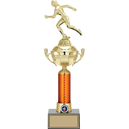 ODAK KUPA - Figürlü Kupalar - Atletizm Kadın Figürlü Kupalar FG-056 B - 44 cm