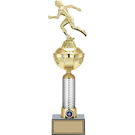 ODAK KUPA - Figürlü Kupalar - Atletizm Kadın Figürlü Kupalar FG-057 B - 44 cm