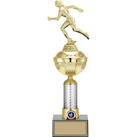 ODAK KUPA - Figürlü Kupalar - Atletizm Kadın Figürlü Kupalar FG-057 C - 41 cm