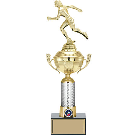 ODAK KUPA - Figürlü Kupalar - Atletizm Kadın Figürlü Kupalar FG-058 C - 41 cm